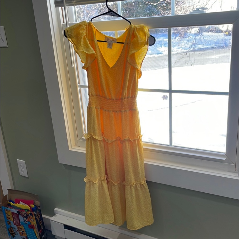 Jessica Simpson Yellow Maxi Dress